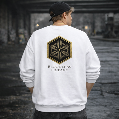 BLOODLESS LINEAGE Crewneck Sweatshirt (Unisex)｜血なき系譜（戦の陣印）