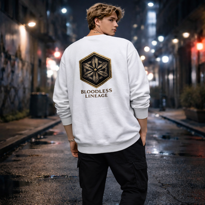 BLOODLESS LINEAGE Crewneck Sweatshirt (Unisex)｜血なき系譜（戦の陣印）