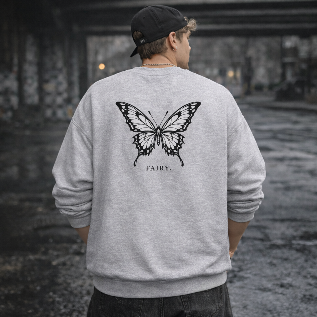 FAIRY WINGS — Quiet Y2K Sweatshirt (Unisex)  フェアリーウィングス｜Y2K スウェット