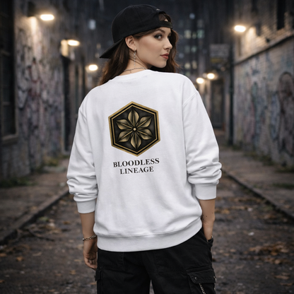 BLOODLESS LINEAGE Crewneck Sweatshirt (Unisex)｜血なき系譜（戦の陣印）