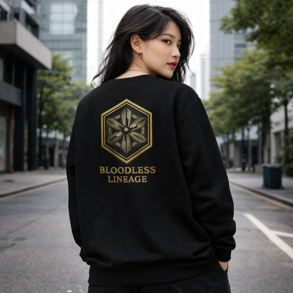 BLOODLESS LINEAGE Crewneck Sweatshirt (Unisex)｜血なき系譜（戦の陣印）