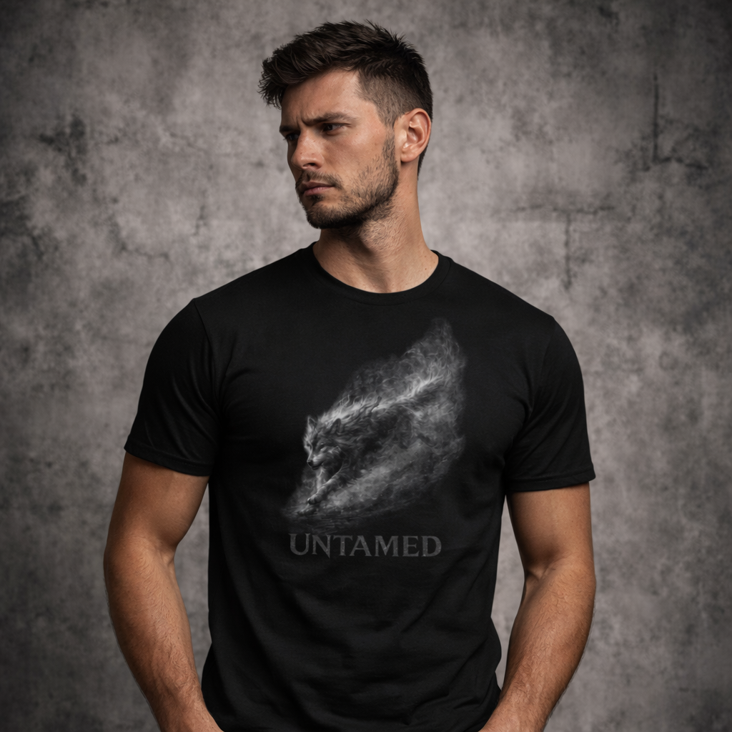UNTAMED — Wild Instinct Wolf T-Shirt (Unisex) ｜ 飼いならされない本能