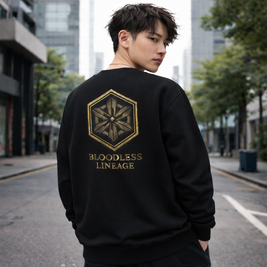 BLOODLESS LINEAGE Crewneck Sweatshirt (Unisex)｜血なき系譜（戦の陣印）