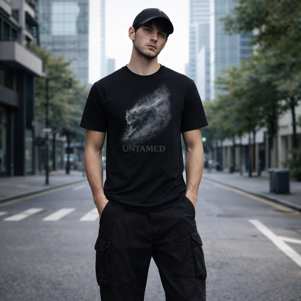 UNTAMED — Wild Instinct Wolf T-Shirt (Unisex) ｜ 飼いならされない本能