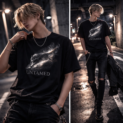 UNTAMED — Wild Instinct Wolf T-Shirt (Unisex) ｜ 飼いならされない本能